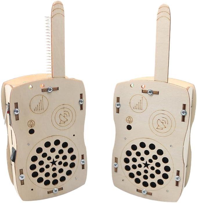 STEM Toys for Age 6-8-13 Crafts Kits Building Your Own Walkie Talkies for Kids Valentine Gifts for 6 7 8 9 10 11 12 13 14+...