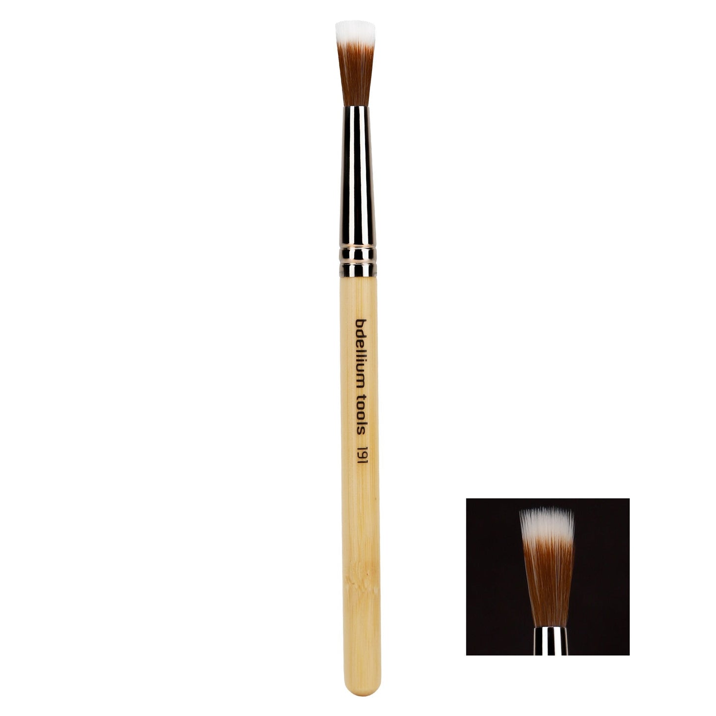 Bdellium Tools Professional Makeup Brush - Special FX Series 191 Precision Stippling - With Soft Synthetic Fibers, For Stippling