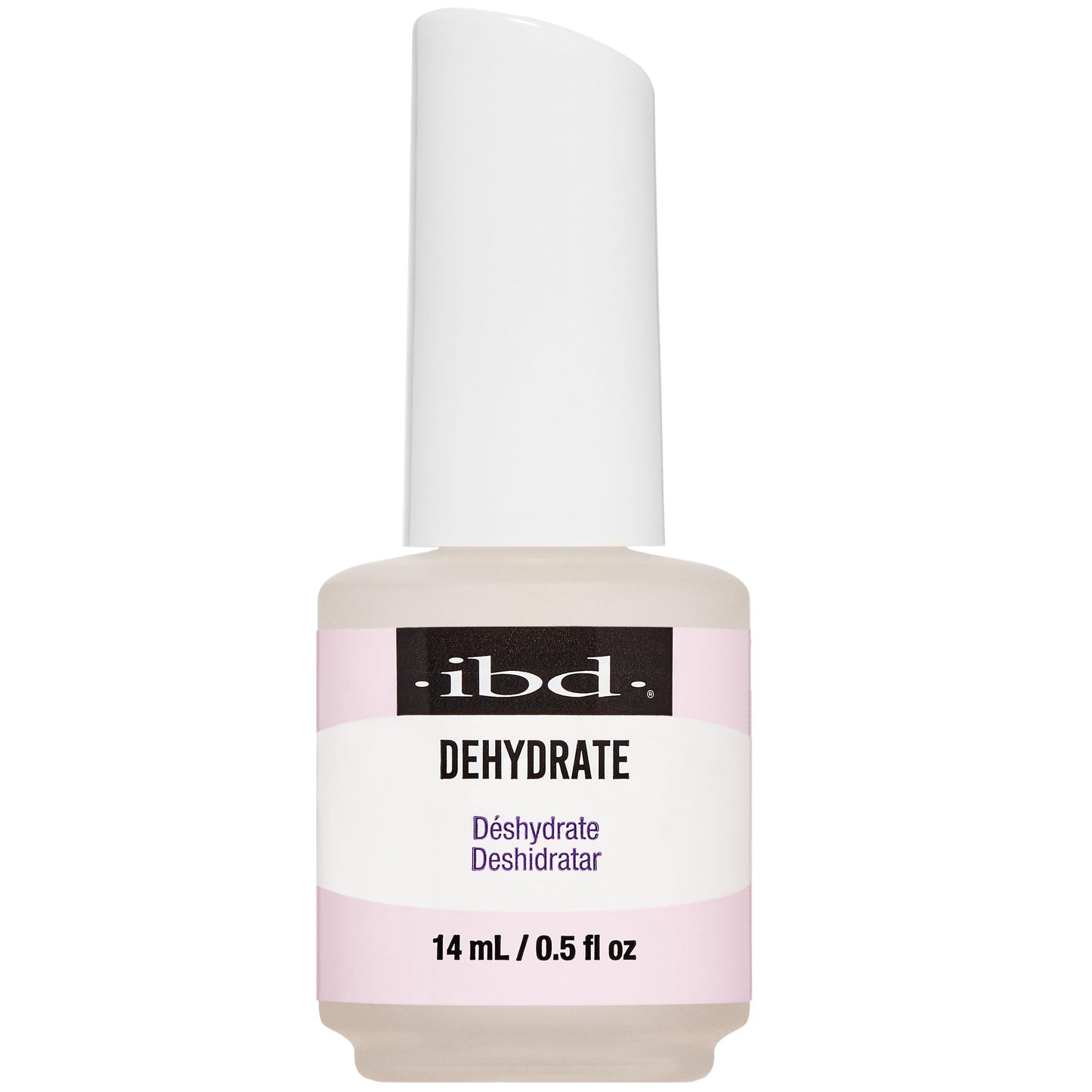 ibd Dehydrate - Nail Dehydrator for Gel & Acrylic Nails, Nail Prep Solution, Long-Lasting Adhesion & Quick-Drying Formula, 0.5 f