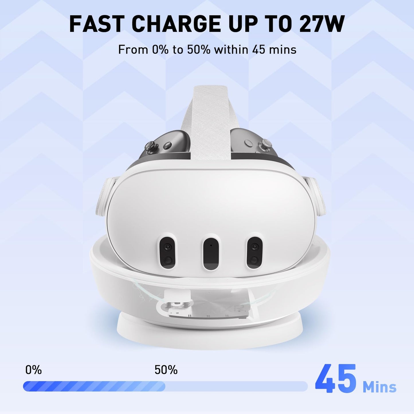 PRISMXR Charging Dock Compatible with Meta Quest 3 (Carina D1 Lite Without Charger)