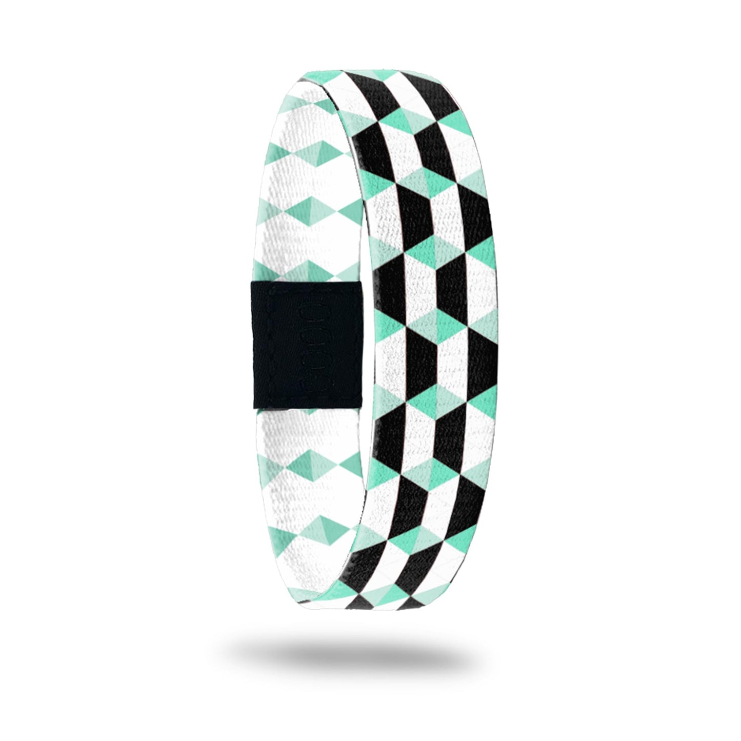 ZOX Bracelets - Just Breathe | Stretchy Elastic Band with Motivational Affirmations and Beautiful Artwork, Great Wristband Gift