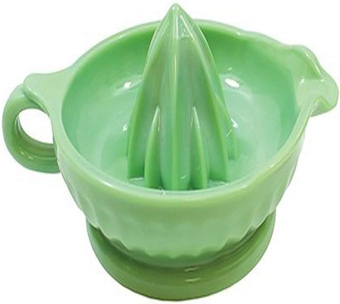 Tablecraft Juicer with Handle, 8.375" x 6.125" x 2.375", Green