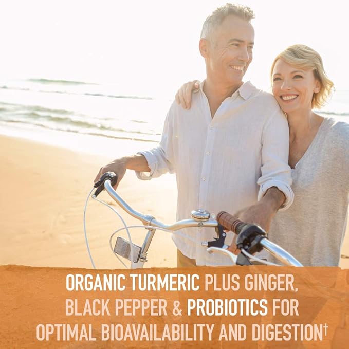 Garden of Life Turmeric Inflammatory Response 60 Tablets 100mg Curcumin & Raw Vitamin Code Vitamin C 120 Veg Capsules