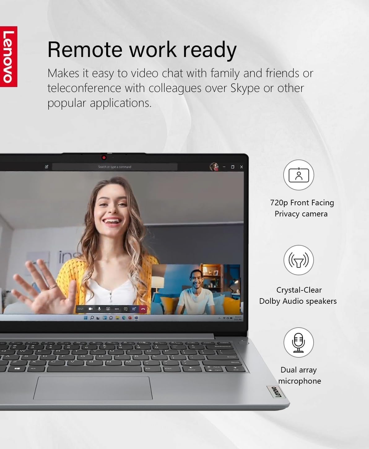 Lenovo Ideapad 1 Business Laptop - 14 Hd Display, Intel Celeron N4020, 4Gb Ram, 256Gb Storage(128Gb Emmc + 128Gb Sd Card), Intel