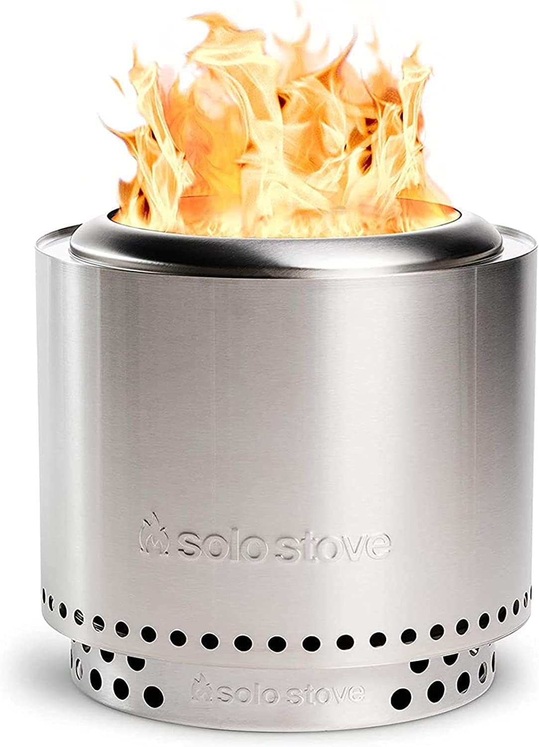 Solo Stove Ranger with Stand Portable Outdoor Fire Pit Stainless Steel Firepot for Wood Burning and Low Smoke Great Fire Pits for Outside | 15x12.5 Inch Outside Fire Pit