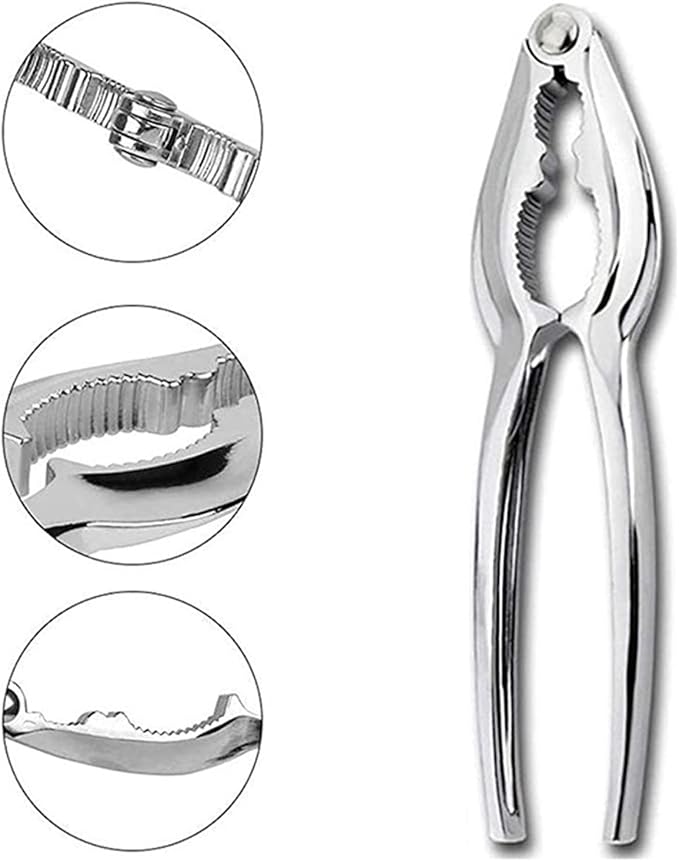 19-Piece Stainless Steel Crab & Lobster Tool Set - Professional Shellfish Crackers with Mallets, Forks, Scissors & Storage Pouch - Seafood Shelling Kit for Home & Restaurants