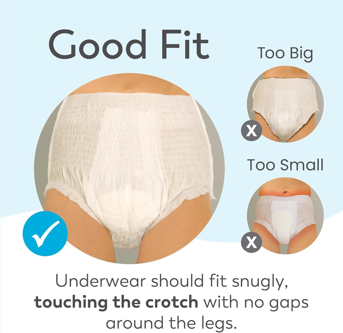 Swimmates Adult Swim Underwear, Pull-Up with Tear-Away Side Seams, Unisex, Disposable, Large (44"- 54" Waist), 18 Count (Pack of 1)