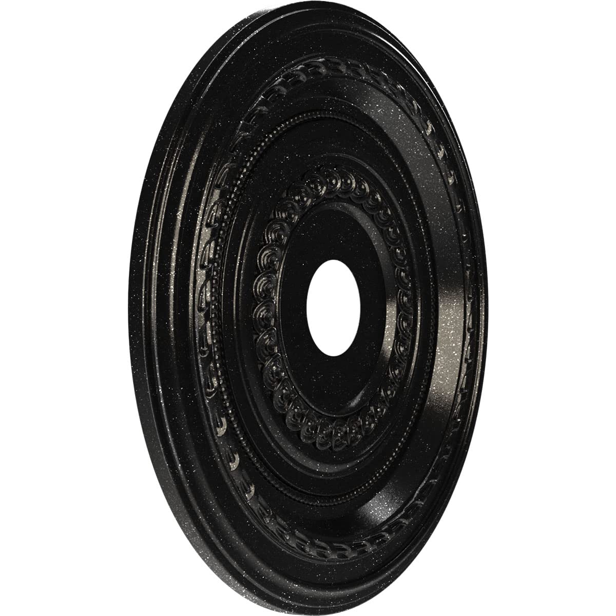 22Od X 3 1/2Id X 1P Cole Thermoformed Pvc Ceiling Medallion (Fits Canopies Up To 6), Textured Metallic Galaxy