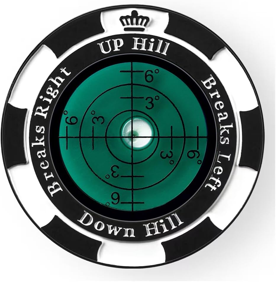 SlopeMaster ProGreen Reader - Golf Ball Marker with High Precision Green Reading Aid Golf Accessories for Men Women