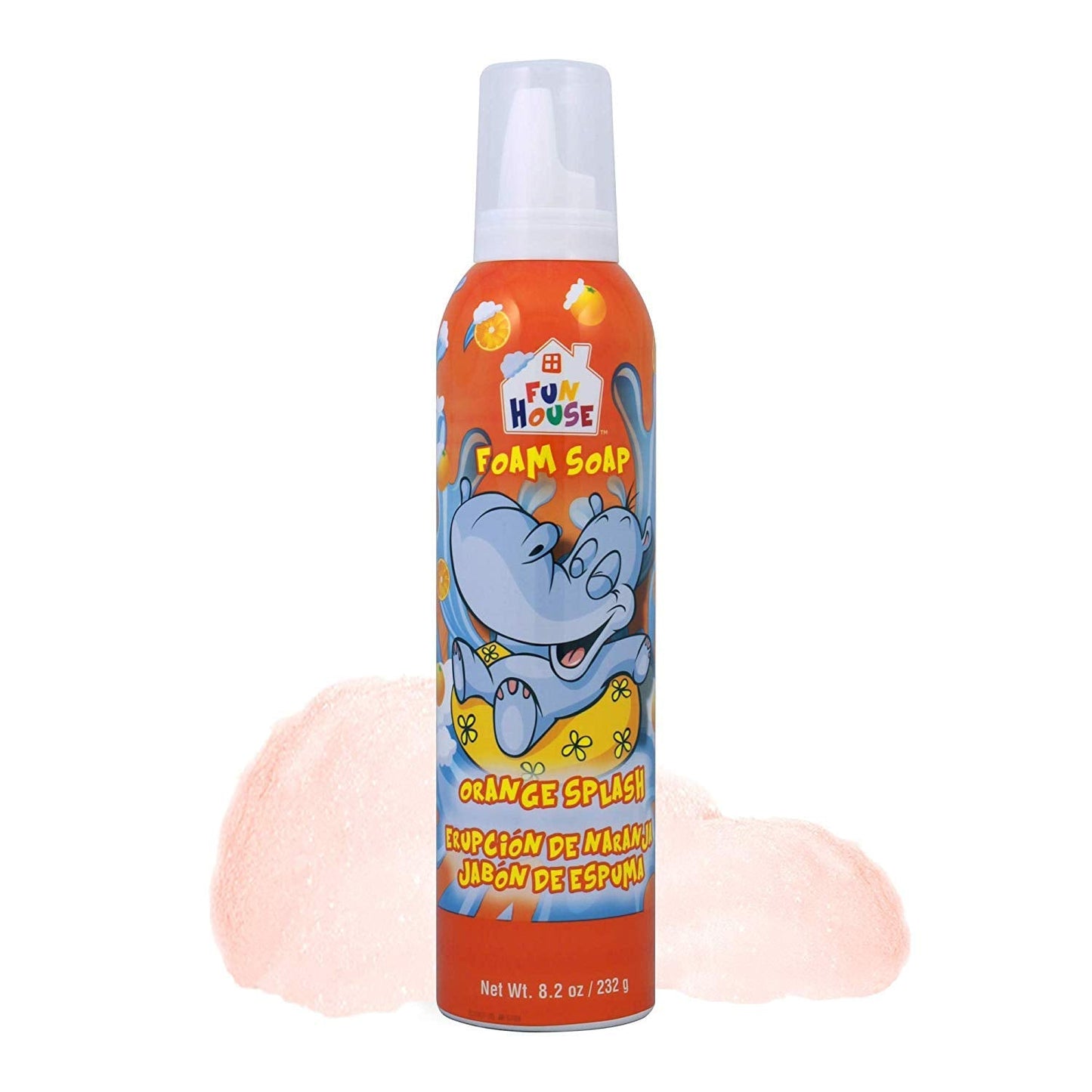 Moneysworth & Best Fun House Kids Foam Soap Orange Splash Foam Soap, 8.2 fl. oz, 1 Pack