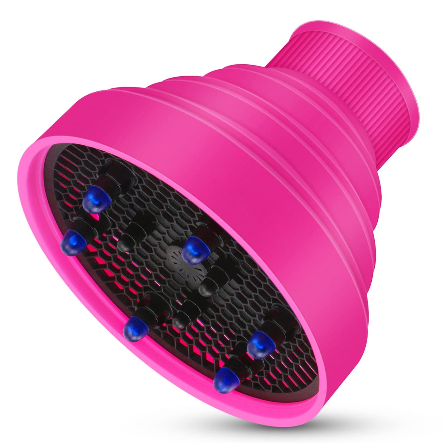 Segbeauty Travel Foldable Hair Diffuser, Collapsible Portable Hair Diffuser Easy for Natural Fine Thick Hair, Universal Blow Dry