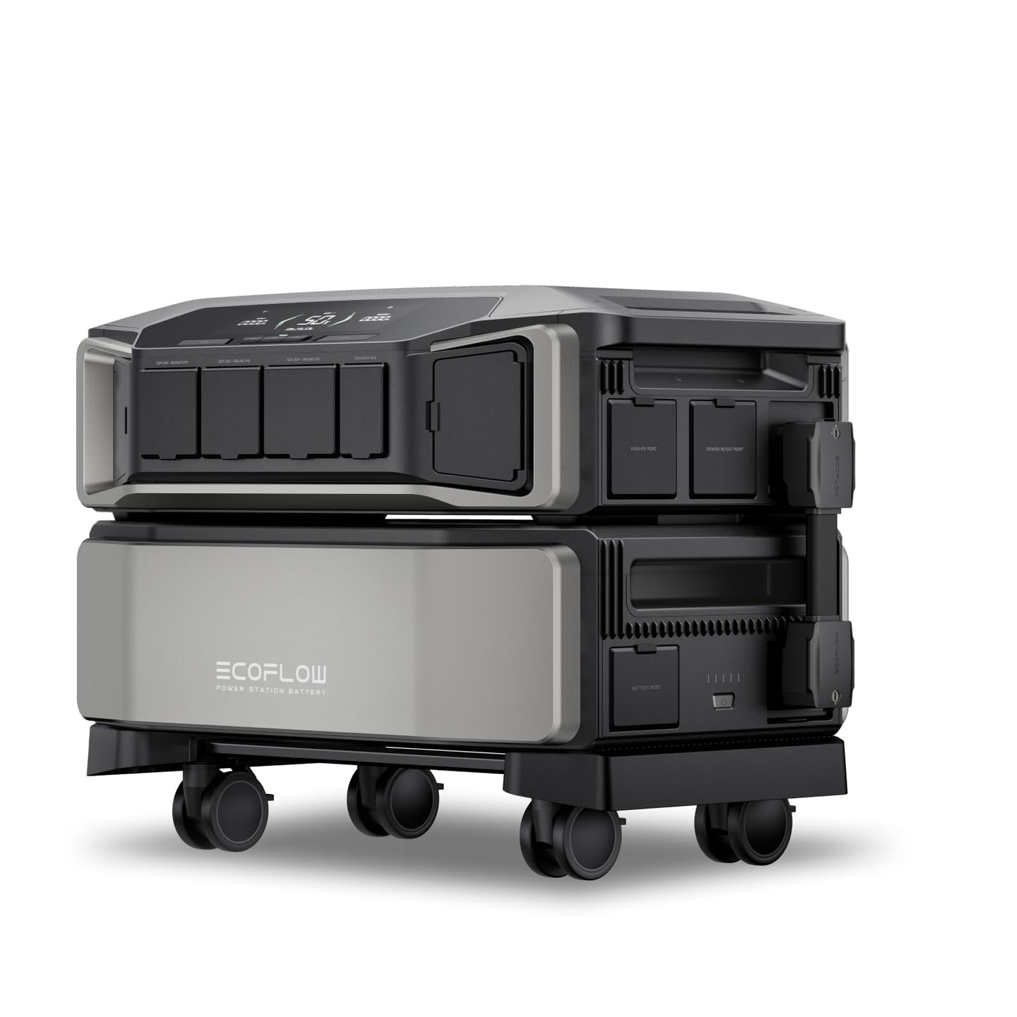 Ef Ecoflow Delta Pro Ultra 6144Wh Power Station, 120/240V 7200W Ac Output, Lifepo4 Home Battery Backup Expandable To 90Kwh, 2H T
