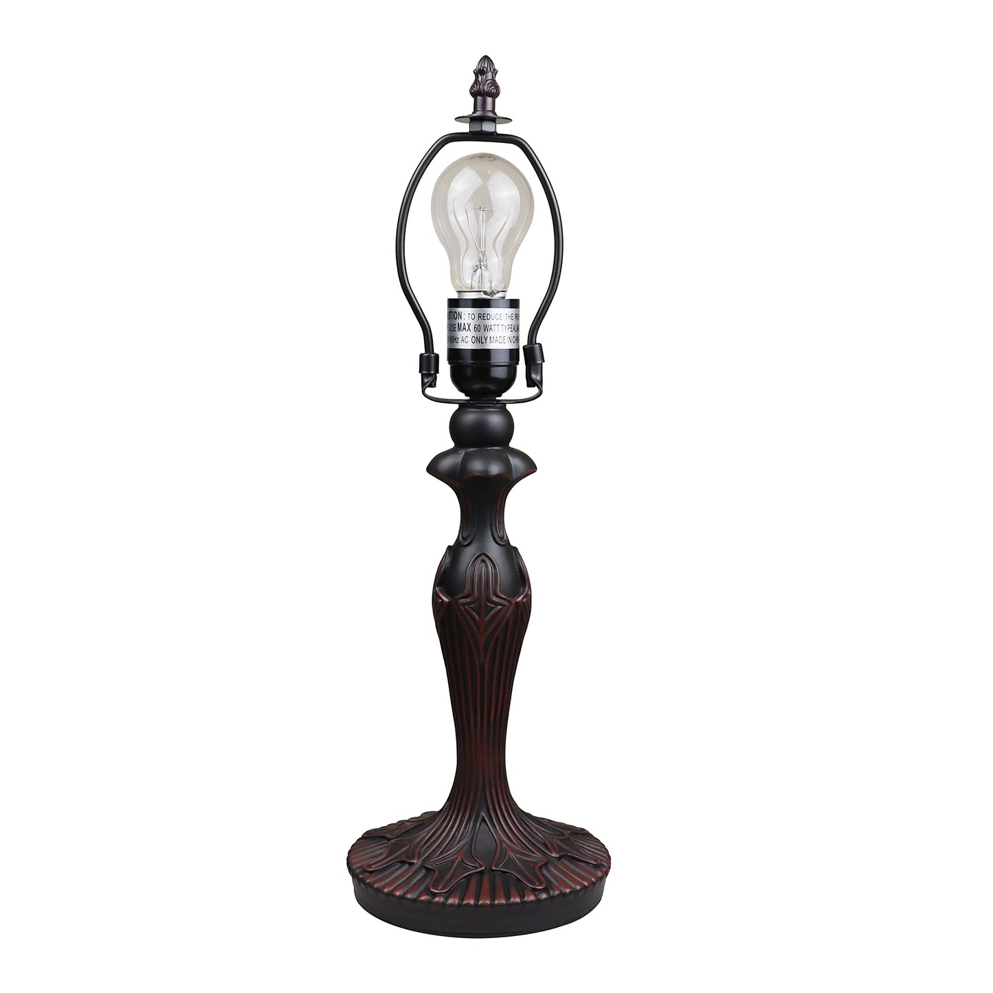 Chloe Lighting Adia Tiffany-Style Table Lamp 1-Light Dark Bronze 12in Shade Multicolor CH38632AV12-TL1