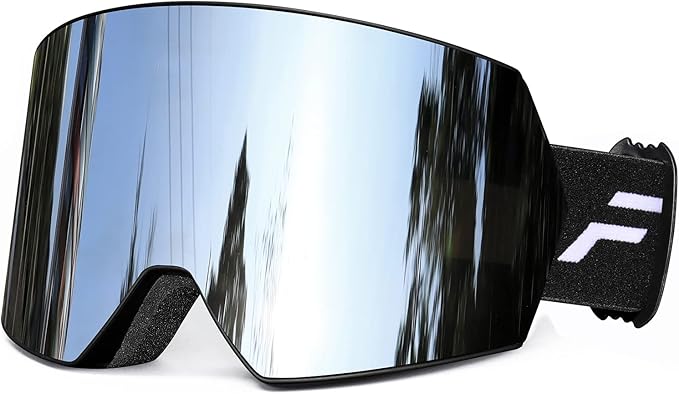 FMY Ski Goggles for Men Women & Youth - Anti Fog UV400 Protection Snowboard Snow Skiing Goggles for Adult