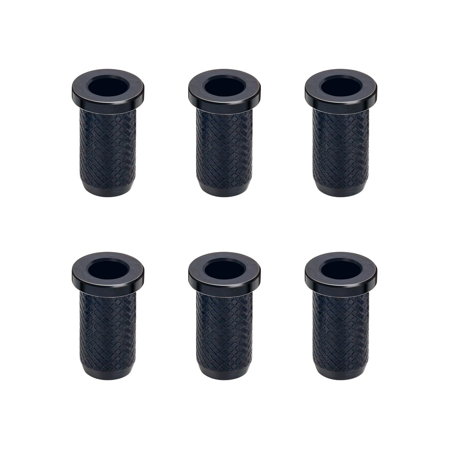 Banworks Guitar String Mounting Ferrules 4Mm (5/32) String Through Body Ferrule For Electric Guitars Pack Of 6 Jt/Cxk-03 Black