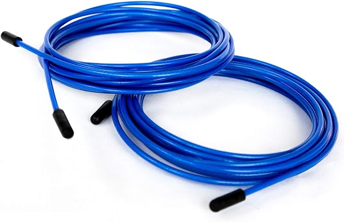 BRANK SPORTS® Pack of 2 Replacement Steel Ropes for all Jump Ropes | Length 12' | 2 Diameters and 7 Colors to Choose From...