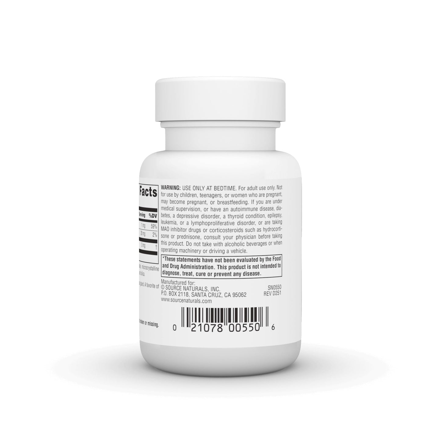 Source Naturals Sleep Science Melatonin* - 3 mg, 60 Time Released Tablets