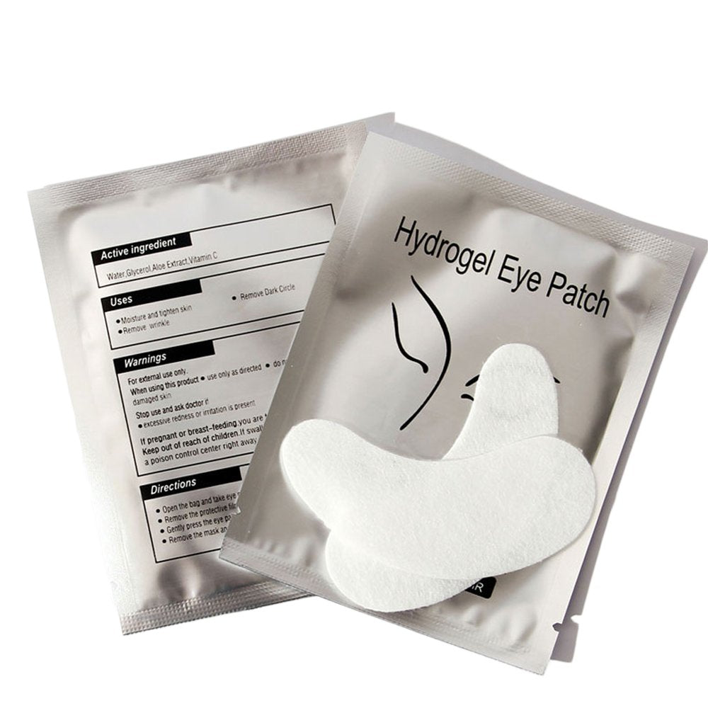 100 Pairs Under Eye Pads, Lint Free Lash Extension Under Eye Patches for Eyelash Extension,Eye Mask Beauty Tool (FOX)