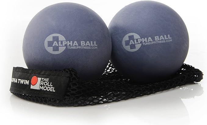 Tune Up Fitness – Alpha Twin Set in Tote | Larger Sized Yoga Massage Therapy Balls | Trigger Point Ball, Myofascial Releas...