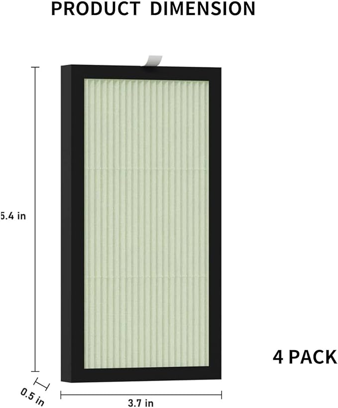 4 Pack Dryer Advanced HEPA Filter Compatible with Dr. Brown's Dryer - Dryer Advanced Filter for Baby Bottles and Pacifiers, Steam Baby Bottle Dryer Advanced