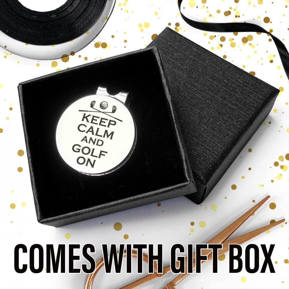 QVUXZ Golf Ball Marker Gifts for Men Women Golfers, Golf Lover Birthday Christmas, Golfing Gifts for Boyfriend Him