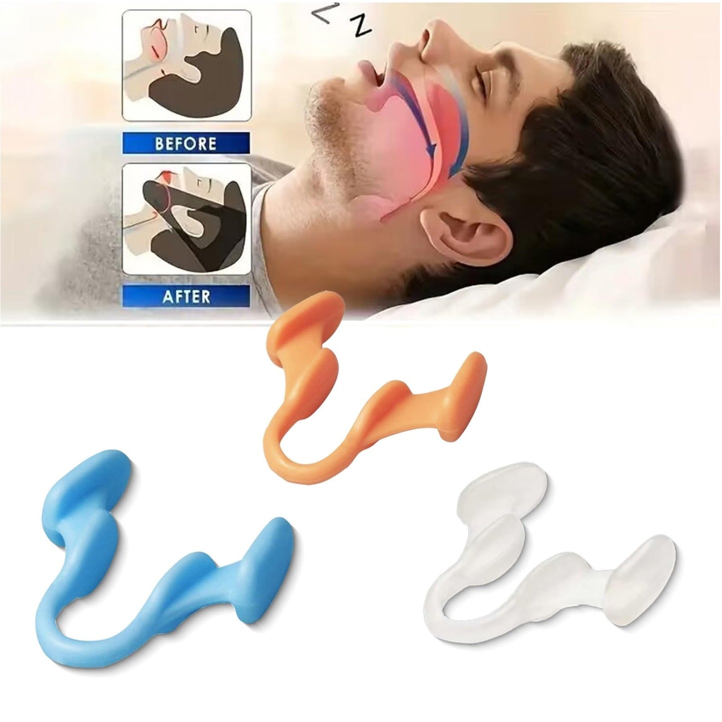 Nasal Dilator for Better Sleep Natural, Comfortable, Anti Snoring Device, Snoring Solution for Maximum Airflow and Easier Breathing 6 Pieces,Nasal dilators for Breathing