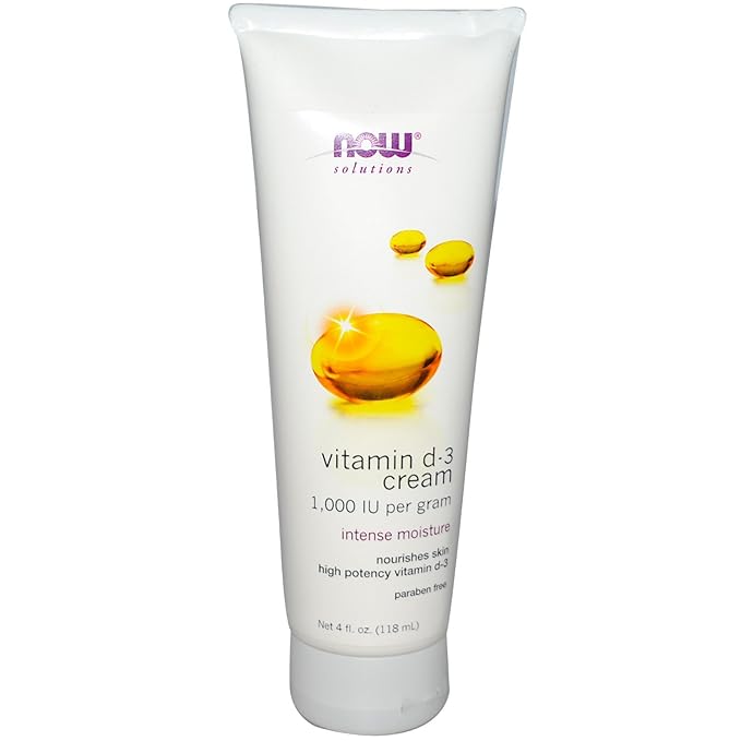 Now Foods Vitamin D-3 Cream - 4 Fl Oz (Pack of 3)