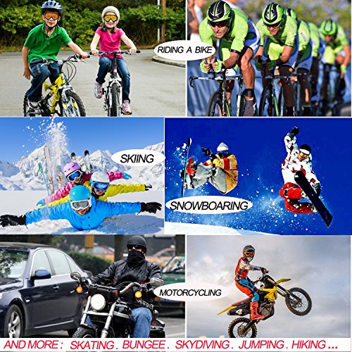 Yidomto Ski Goggles, 3 Pack Snow Goggles for Men, Women, Kids & Youth, UV400 Protection for Skiing & Snowboarding