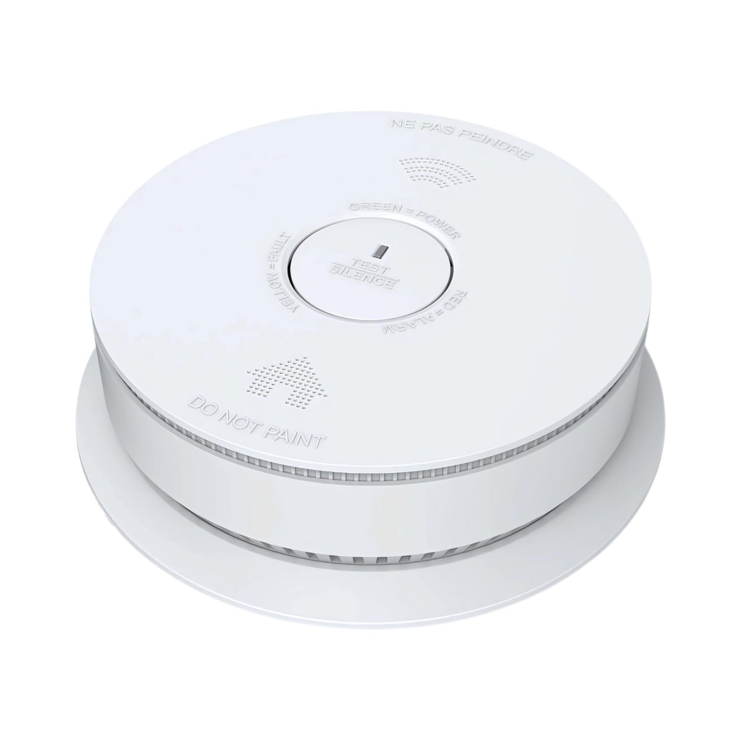 AH Lighting AH886F Combo Smoke & Carbon Monoxide Alarm, Voice Alarm System, Interconnect Hardwired, Combo Alarm, 10-Year Battery Powered, Led Warning Light Indicator (4)