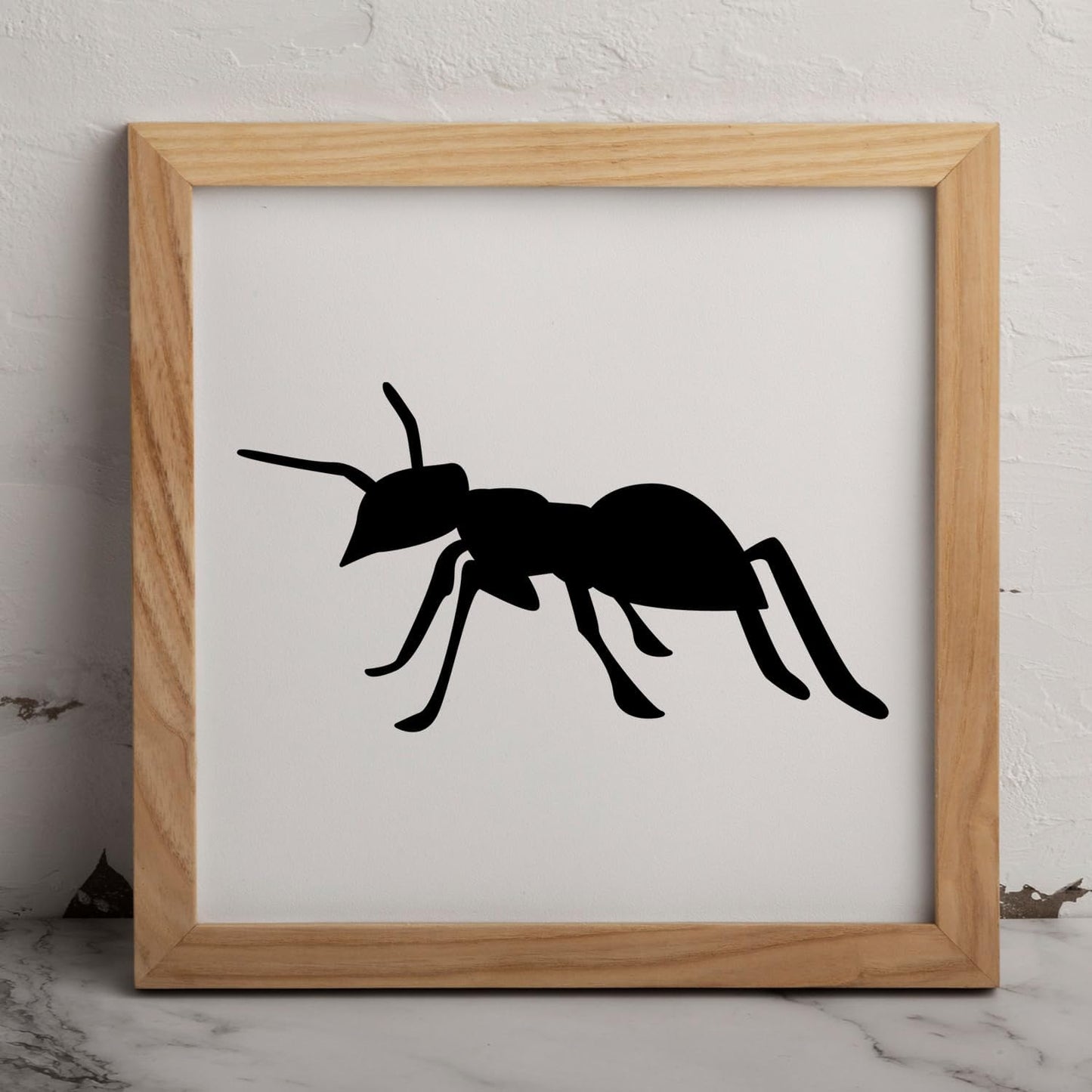 MAGJUCHE Ant Stencil 6 Inches, Reusable Stencil for Painting DIY Crafts Decor