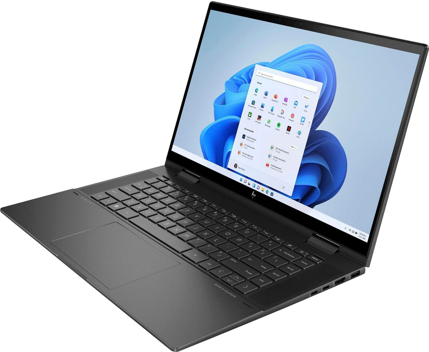 Hp 2023 Envy X360 2-In-1 15.6 Touch-Screen Laptop - Amd Ryzen 5 7530U 8Gb Memory 2Tb Ssd - Nightfall Black