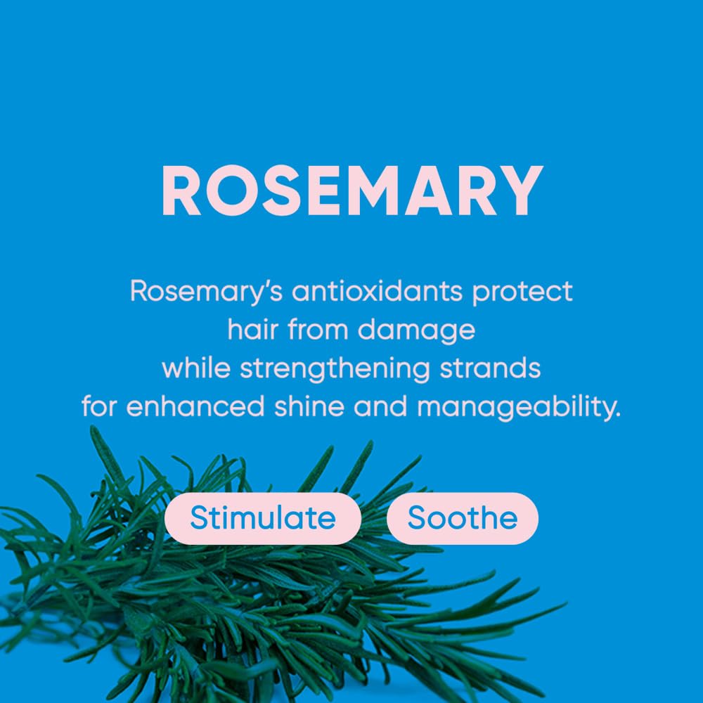 MARS MADE Rosemary Conditioner Bar - Soothing & Stimulating Natural Deep Conditioner for All Hair Types - Hair Growth Moisturizi