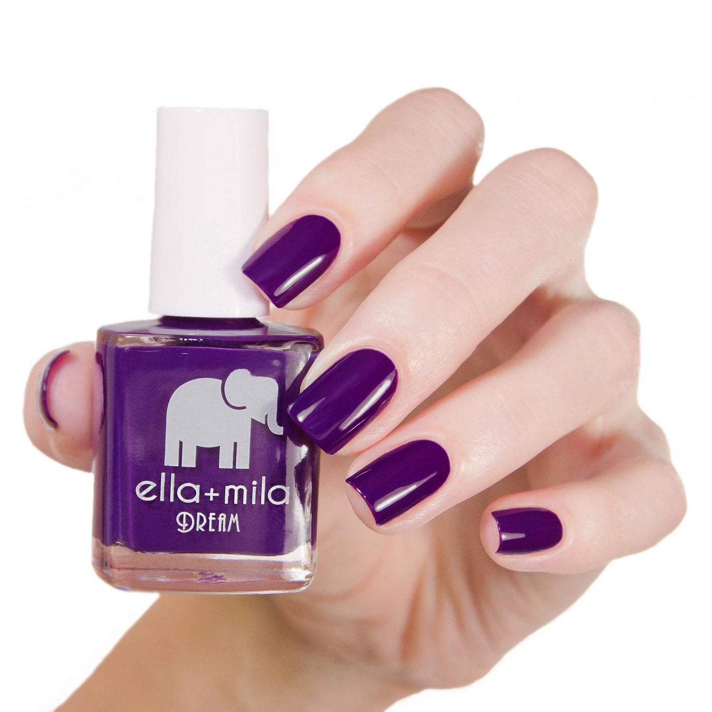 ella+mila Professional, Quick Dry, Long-Lasting & Chip-Resistant Purple Nail Polishes (Date Night - 0.45 fl oz)
