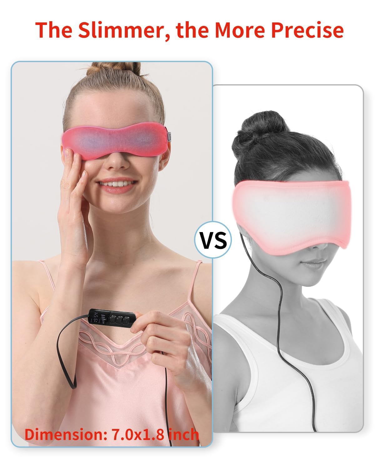 Aroma Season Heated Eye Mask for Dry Eyes, Warm Eye Compress with Flaxseed Graphene FIR for MGD, Dry Eye Syndrome, Chalazion Blepharitis Treatment, Steam Moist Heat Therapy to Unclog Glands (Purple)
