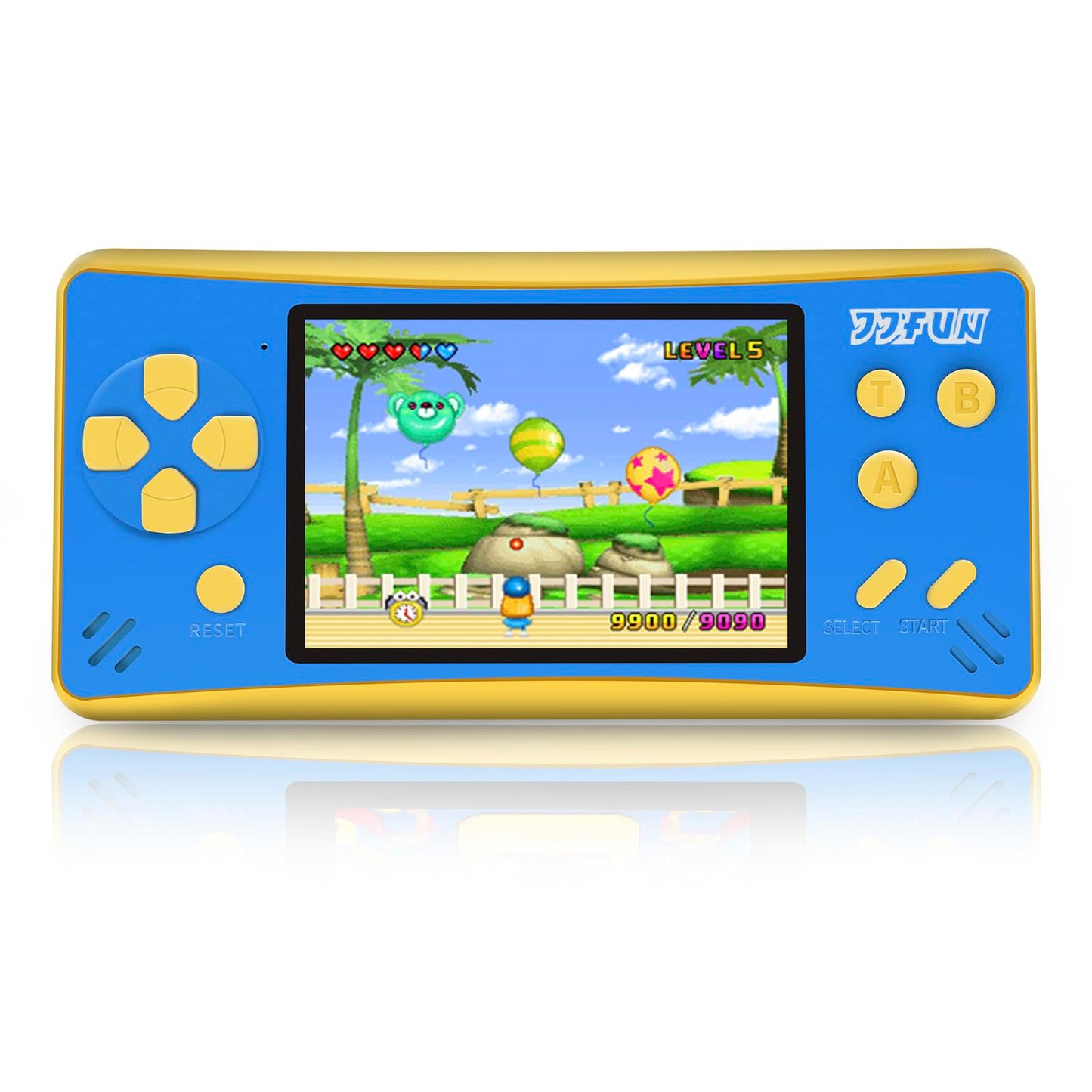 Handheld Games for Kids Ages 4-12, 168 Built-in Retro Video Games, Portable Gaming Player with 3.2" Screen, Rechargeable, TV Output, Travel Toy Gift for Boys Girls, Birthday Xmas Present – Blue