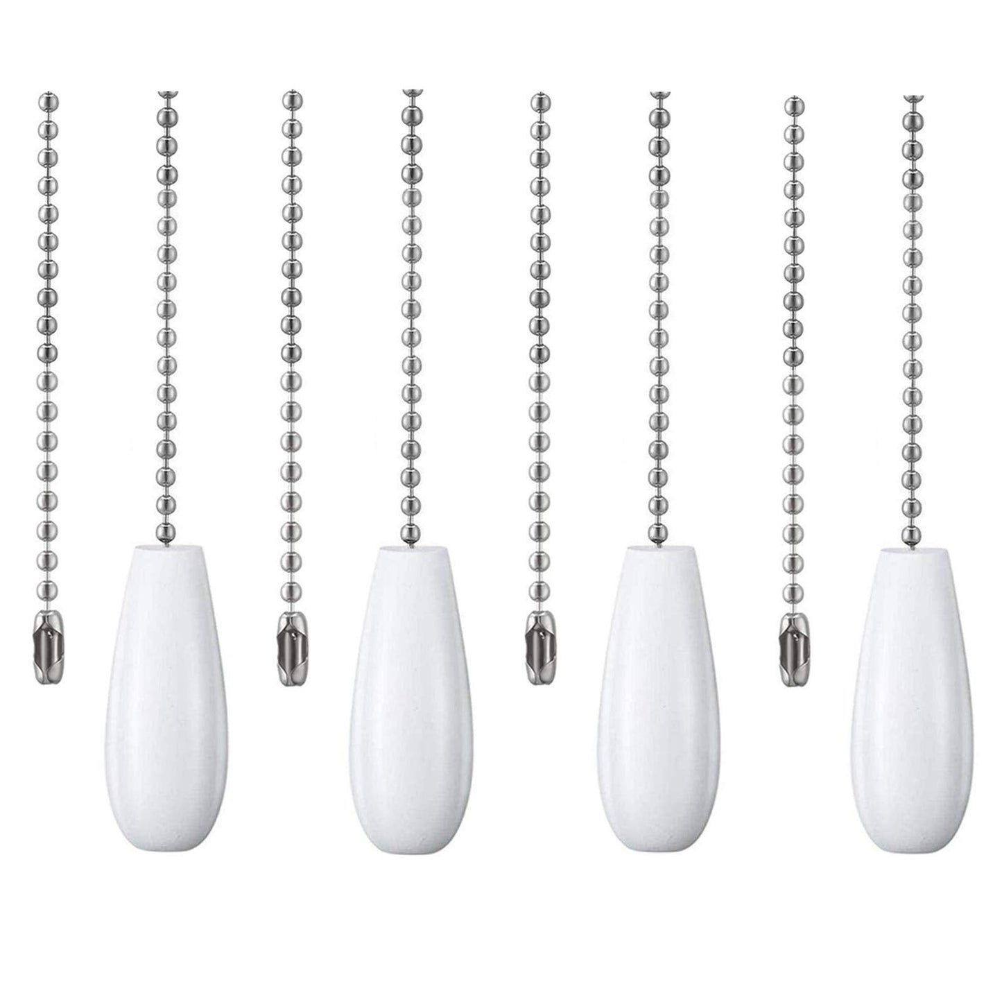 Ceiling Fan Chain Pulls White Wooden Pull Chain Extension For Ceiling Light Fan Chain 4 Pack