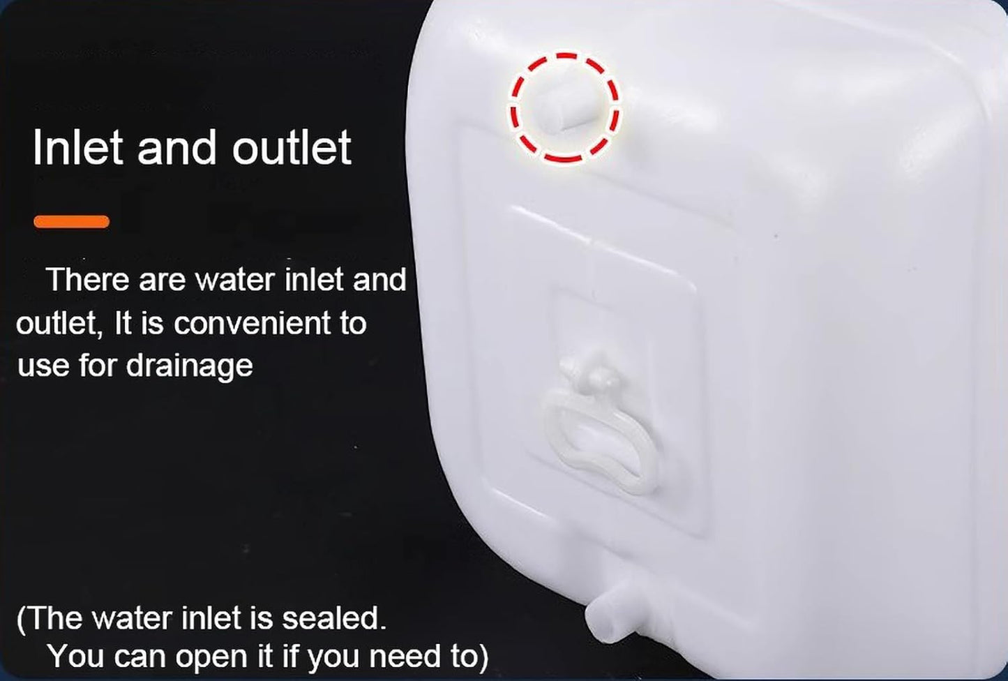 Water Tank Water Container Water Carrier 25L/30L/50L/75L/110L/200L for Water Storage Hiking Hurricane Emergency Car Water Tank Outdoor Camping Hunting Self-Driving(Size:50L)