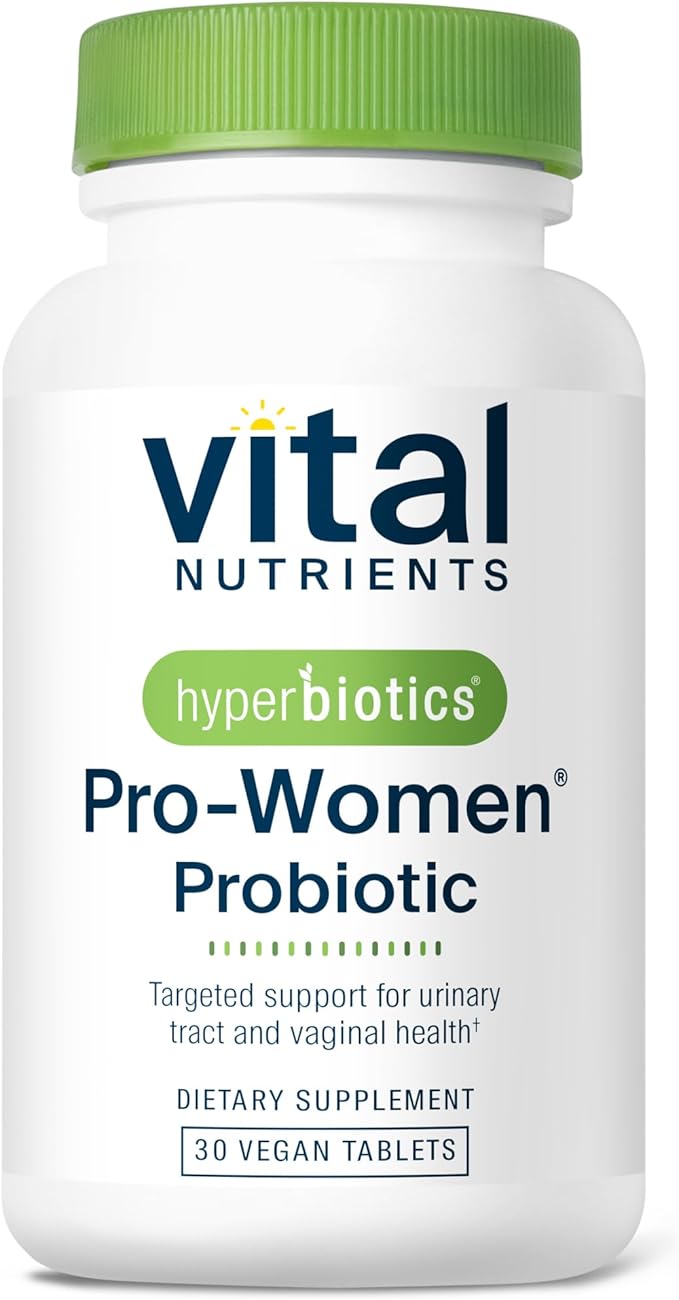 Hyperbiotics Vital Nutrients Pro Women Probiotics for Women | Vaginal Probiotics for PH Balance | Oral Probiotic for Vaginal Health and Urinary Tract Health | 6 Targeted Strains | 30 Vegan Tablets