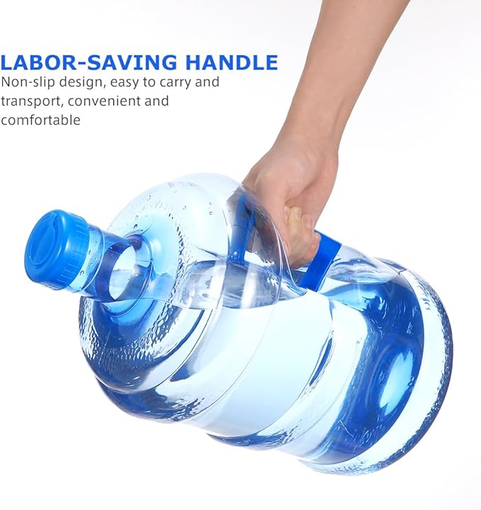 Tofficu 1.5 Gallon Water Jug Portable Water Container with Cover and with Handle, Camping Water Container Water Storage Containers for Outdoor Hiking