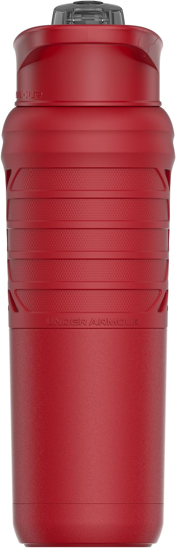 Under Armour 24Oz Stainless Steel Water Bottle, Insulated, Carabiner Easy Carry Hook, Leak Proof, Kids & Adults, All Sports, Gym