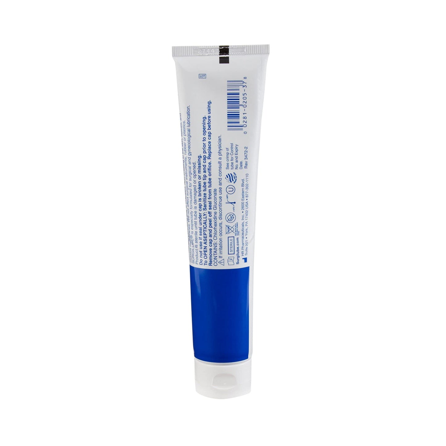 Surgilube® Lubricating Jelly, Flip Top Tube, 4.25 oz