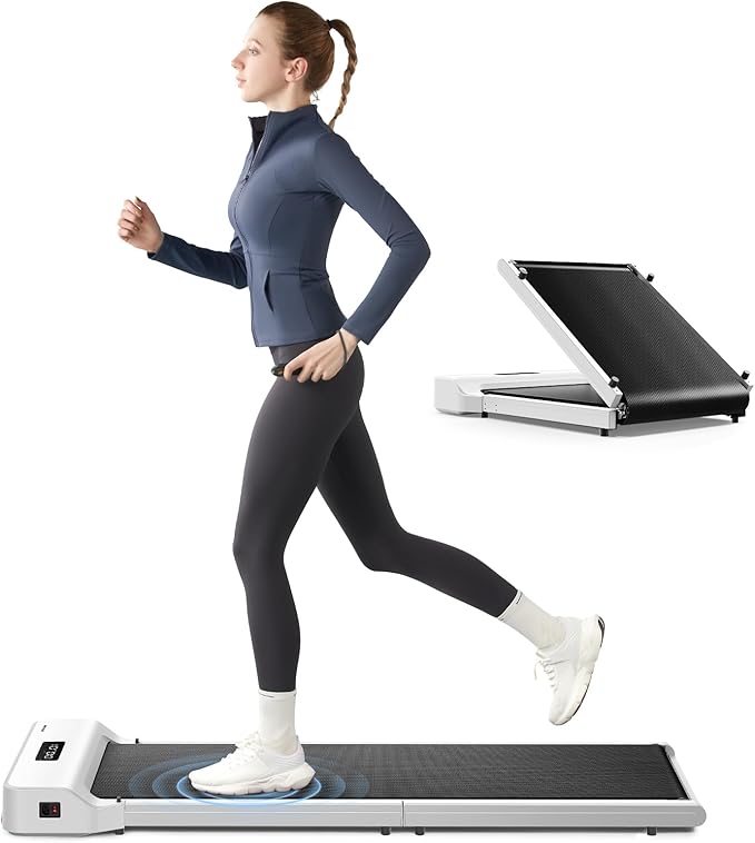 WALKINGPAD Foldable Walking Pad for Home Office, Under Desk Treadmill with Adaptive Speed Control, Compact Design for Smal...