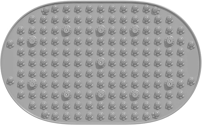 Generic Foot Massage Pad Silicone Acupressure Mat Reflexology Toe Plate Nonslip Ergonomic Pressure Point Mat Portable Desi...