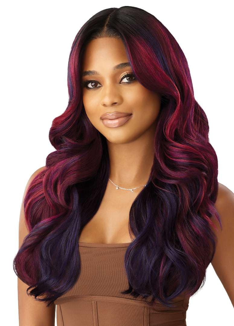Outre Lace Front Wig - Melted Hairline - Alvina (DRFF4/VANILLA ASH BLONDE)