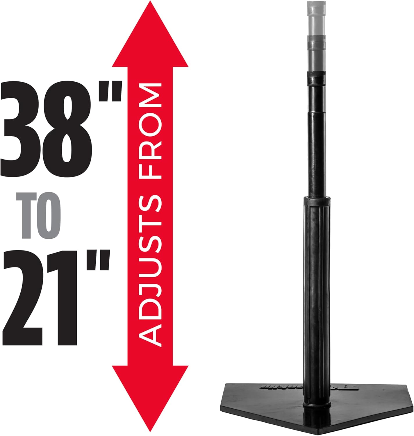 Franklin Sports Hitting/Batting Tee Stand for Baseball, Teeball and Softball Practice - Adjustable - Heavy Duty