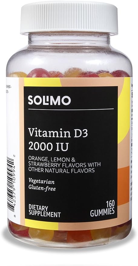 Amazon Basics Vitamin C and Vitamin D3 Gummies Bundle (2 Packs)
