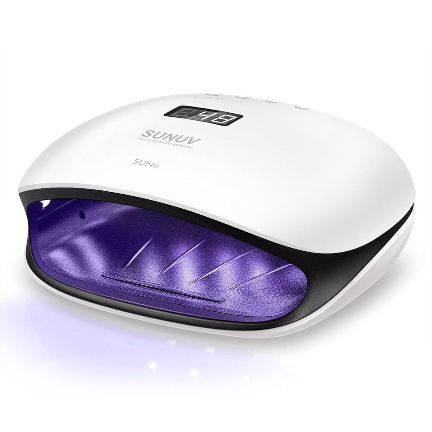 SUNUV UV LED Nail Lamp, UV Light for Nails Compatible with All Gel Polish, 36 LEDs with 4 Timer Settings, LCD Display for Home S