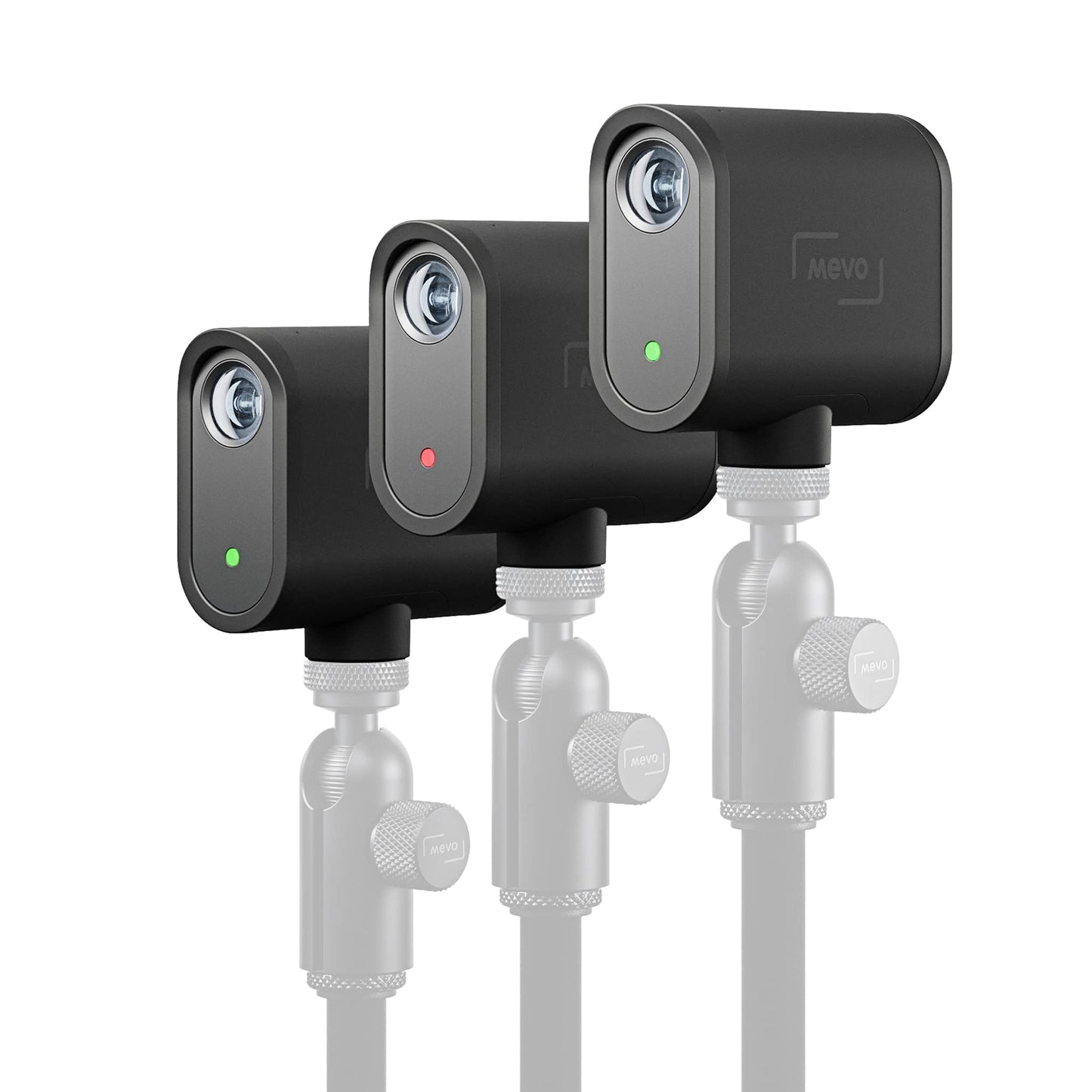 Logitech For Creators Mevo Start 3-Pack Wireless Live Streaming Cameras, For Multi-Camera Hd Video,App Control And Stream Via Sm