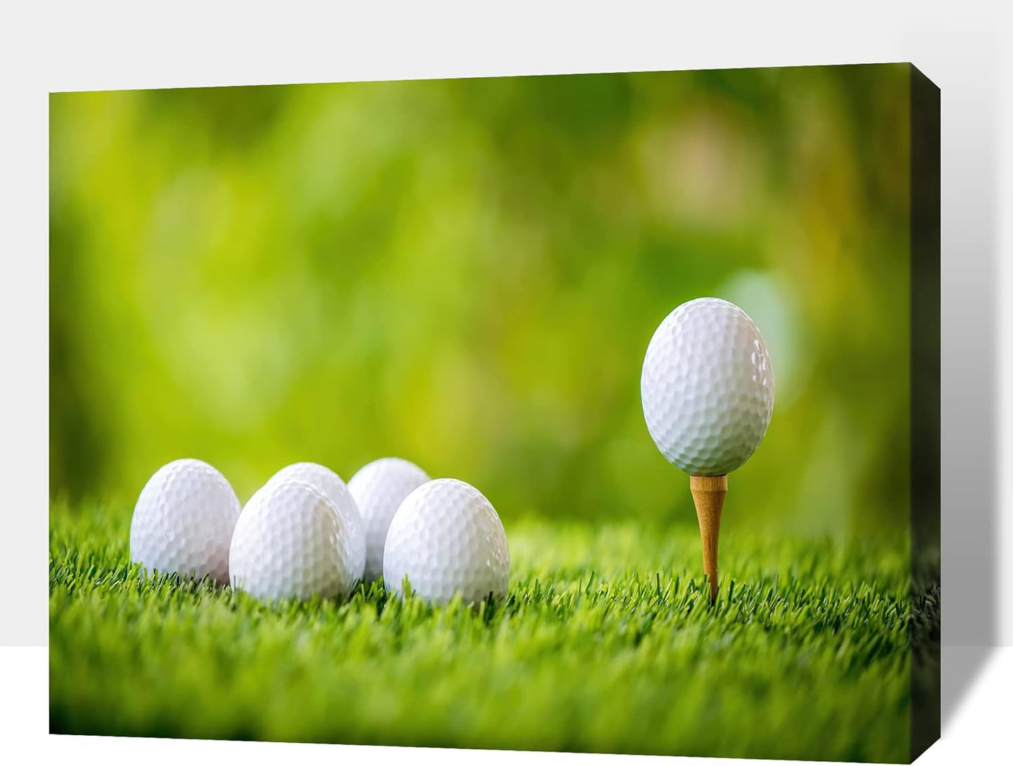 GUTTATY Golf Wall Art, Golf Pictures Posters Canvas Print Wall Decor for Golfer's Man Cave Home Ofice Ready to Hang (32x48 Inches)