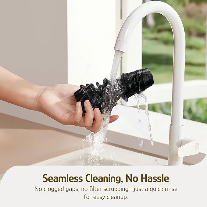 Hazel Quinn Masticating Juicer - Cold Press Slow Juicer for Fruits and Vegetables, BPA-Free Juice Extractor, Easy to Clean, 2-Speed Control, Reverse Function, Quiet Operation, Dishwasher Safe